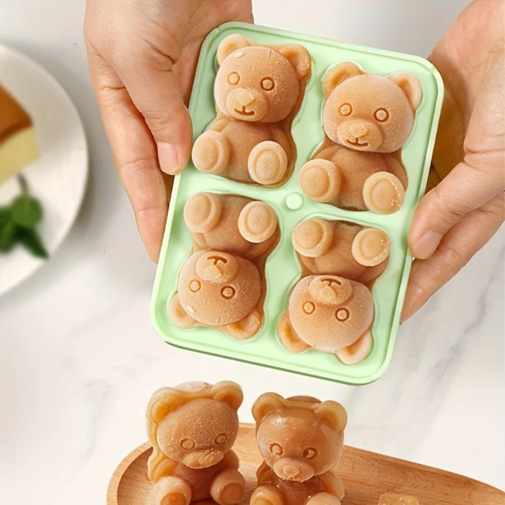Baby Products Cream - Urso gelo pop moldes dos desenhos