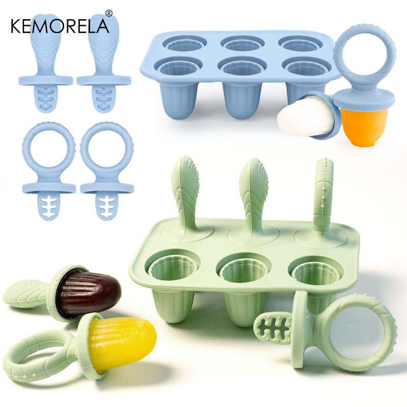 Baby Products Cream - Forma de picolé com 6 cavidades,