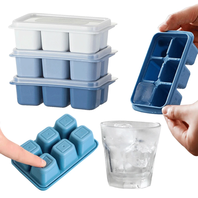 Bandejas do cubo do gelo do si - Baby Products Cream avaliação e preço