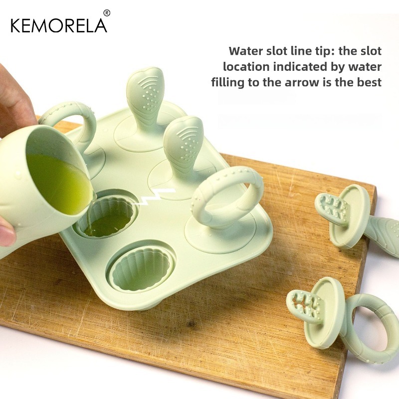 Forma de picolé com 6 cavidade - Baby Products Cream avaliação e preço