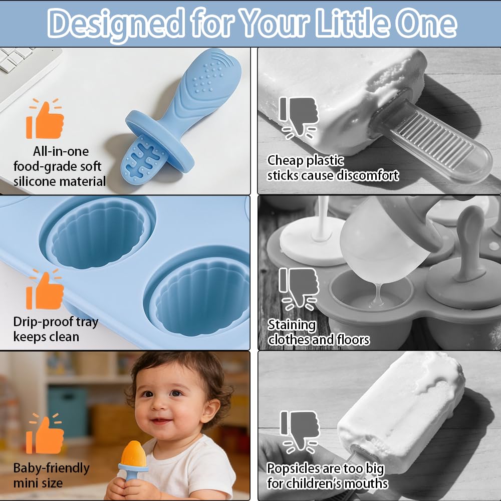 Moldes de comida para bebê, ad - Baby Products Cream avaliação e preço