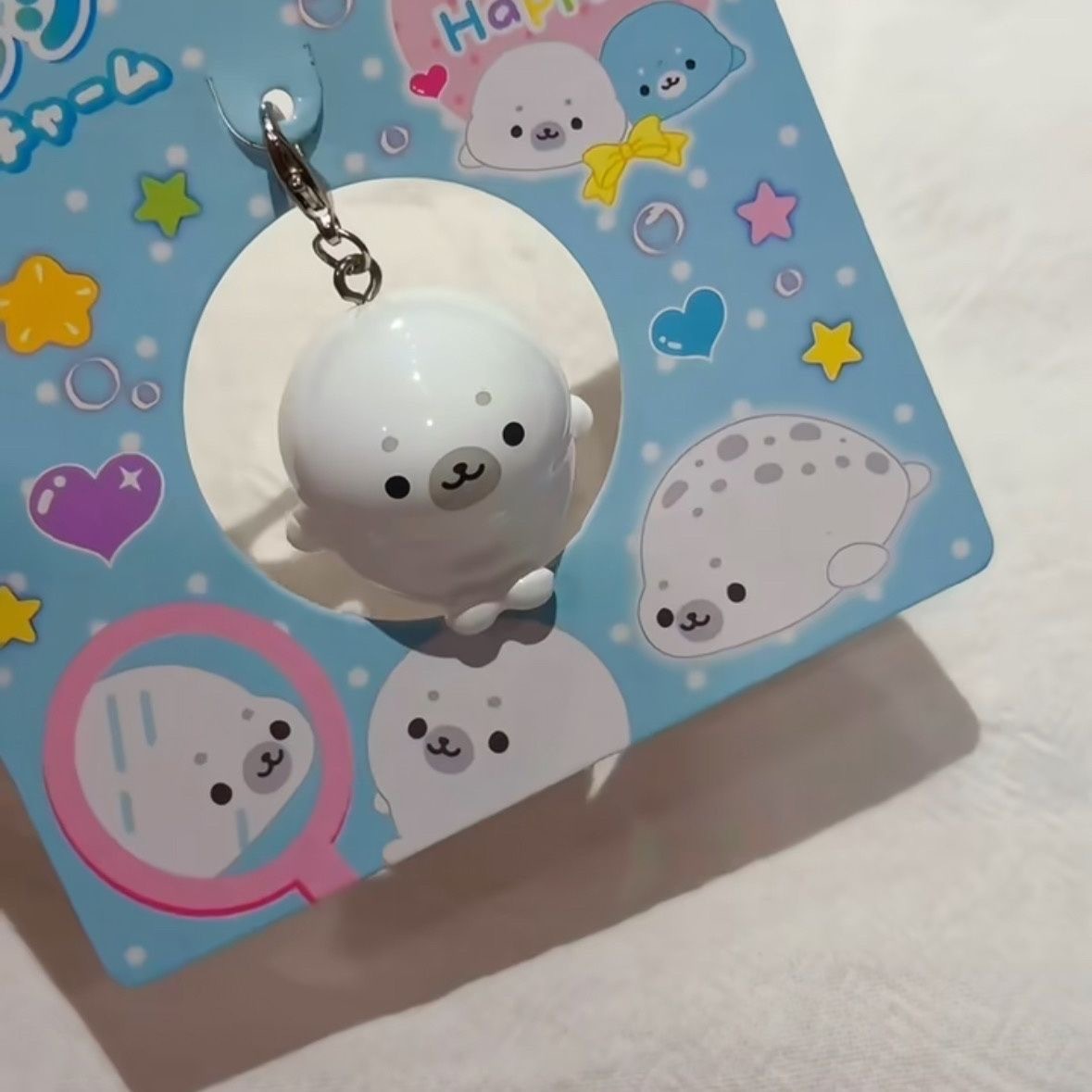 Chaveiro de Foca Kawaii: Pinge - Baby Products Keeping Bag avaliação e preço