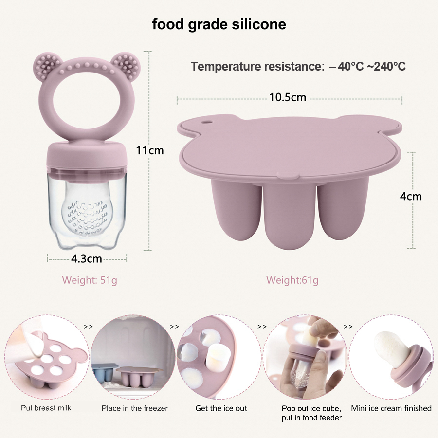 Molde de Silicone para Picolés - Baby Products Cream avaliação e preço