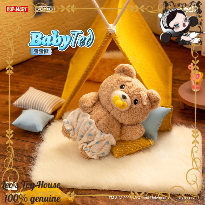 POPMART GONG Baby Ted Pingente - Baby Products Keeping Bag avaliação e preço