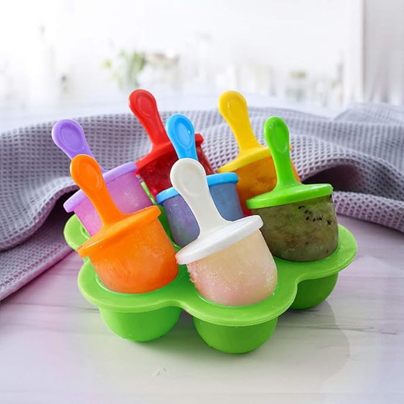 1pc 7 buracos diy sorvete pops - Baby Products Cream avaliação e preço