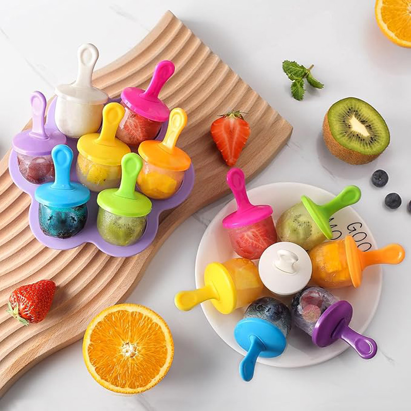1pc 7 buracos diy sorvete pops - Baby Products Cream avaliação e preço